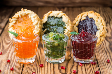 Delicious organic jams