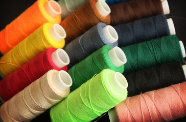 Set of color threads