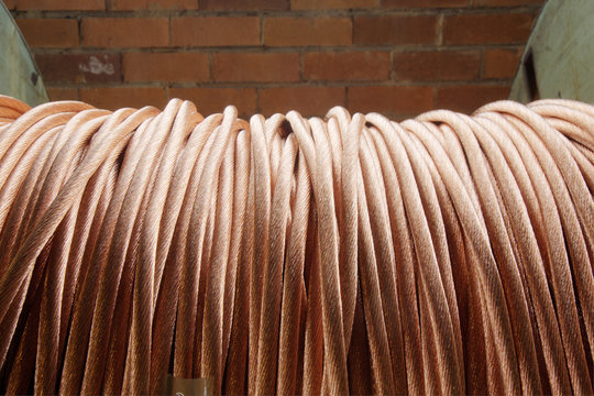 Roll of copper wire