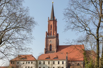 Fototapeta na wymiar Sankt-Marien-Andreas-Kirche, Rathenow