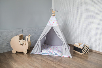 teepee in room