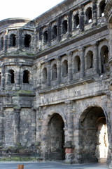 Obraz premium The Porta Nigra (Black Gate) in Trier. Germany