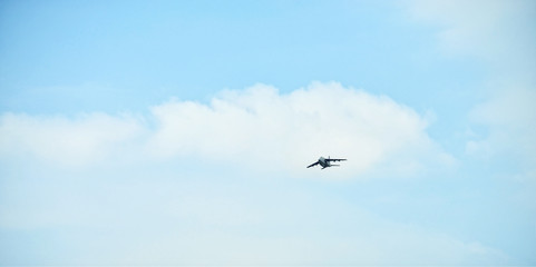 Fototapeta premium Fighter plane in the sky