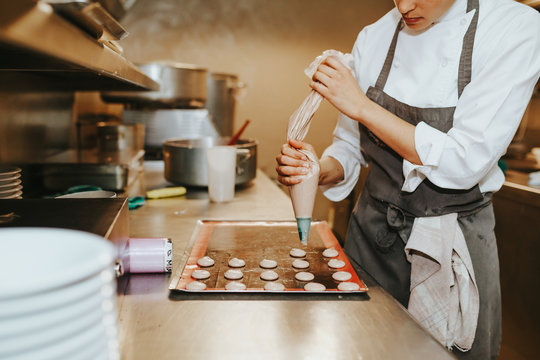 The cook in the kitchen