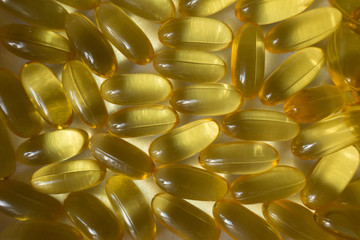 Evening primrose oil supplement capsules