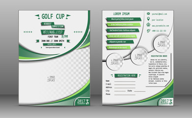 Golf cup brochure