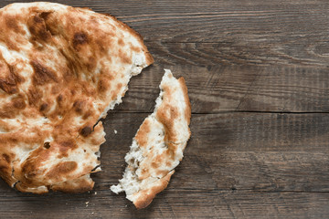Traditional asian bread. Flatbread
