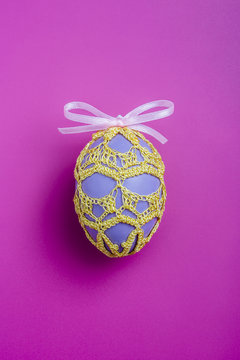 An easter egg with dress