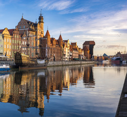 Naklejka na ściany i meble Gdansk city,Poland
