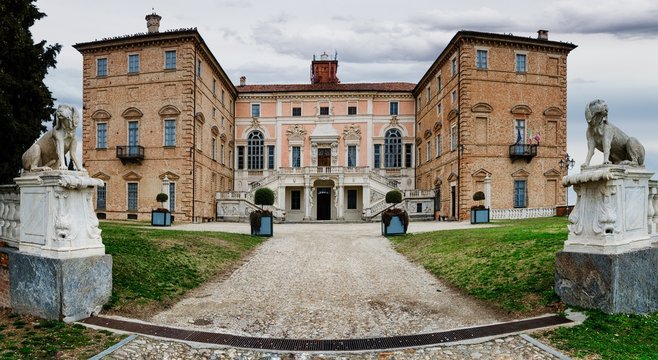 Castle of Govone in Piedmont, Italy