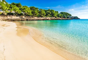 Foto op Plexiglas Strand Urlaub Sommer Sonne Spanien Mittelmeer Mallorca Cala Gran in Cala D'dor © vulcanus