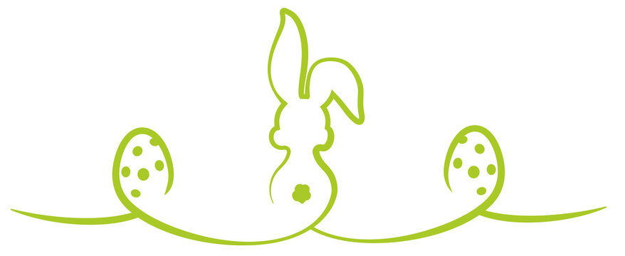 Ostern Hintergrund Osterhase Ostereier Schwung