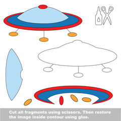 Paper kid game. Easy application for kids.