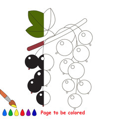 Half tracing game to be colored, vector trace game for kids.