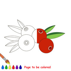 Half tracing game to be colored, vector trace game for kids.