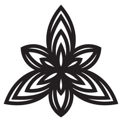 Abstract mandala design