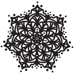 Abstract mandala design