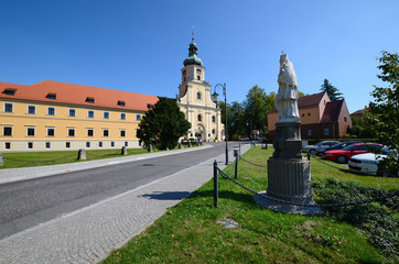 Cistercian Abbey in Rudy near Racibórz in Poland - obrazy, fototapety, plakaty