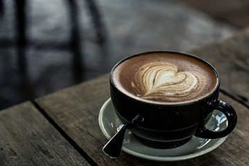 heart coffee in the morning breakfast