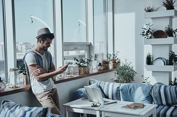 Receiving nice messages. 