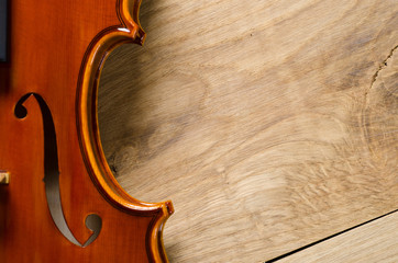 violin part on black