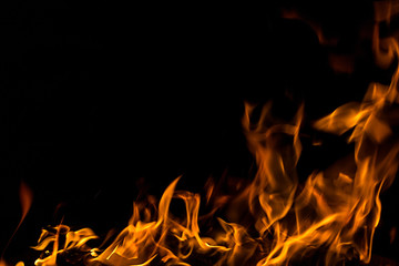 Fototapeta premium big bright bonfire