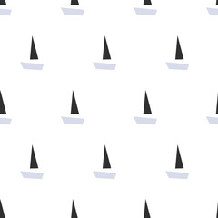 seamless boat pattern