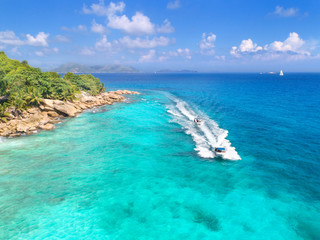 Bootsausflug im indischen Ozean