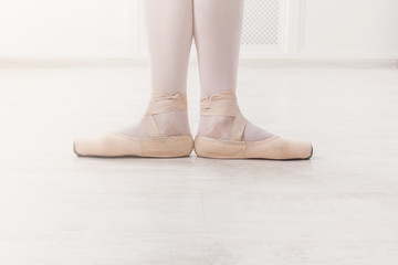 Ballerina legs in first position
