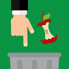 dont litter illustration