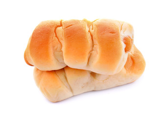 Mini Sausage Roll Isolated on white back ground