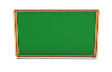 blackboard, chalkboard isolated on white 3d render