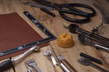 Leather crafting tools