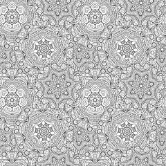 Ethnic decorative ornamental seamless pattern