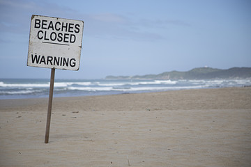 Beach Closed - Warning