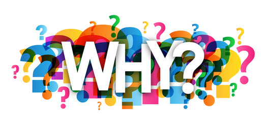 "WHY?" Vector Overlapping Letters Icon