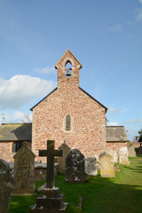 Fototapeta na wymiar Saint Nicholas Church Ringmore in the Parish of Shaldon in Devon England