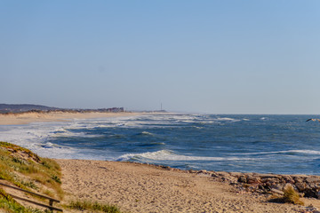 Vista Panorâmica da Costa da Figueira da Foz em Portugal