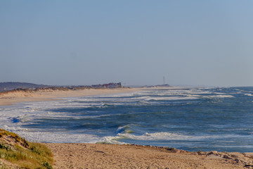 Vista Panorâmica da Costa da Figueira da Foz em Portugal