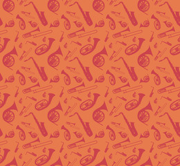 Musical Instrument, which Plays in Symphony Orchestras and Brass