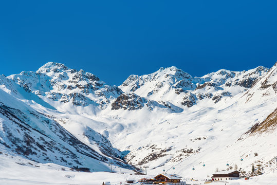 &Ouml;sterreich Tirol Serfaus Schnee Alpen Furgler Kaunertal Gipfel winterurlaub romantisch romantik Skigebiet Urlaub Bergpanorama Schnee Schneegebiet Alpenland Gipfel Gletscher Schnee Austria Austrian