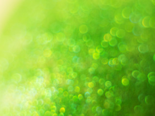 green background blurred bokeh effect