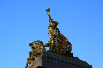 Obraz premium Statue at Prospect Park