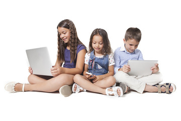 Children using devices