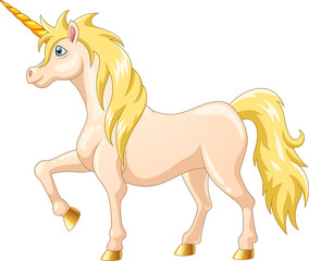 Cute unicorn cartoon