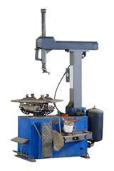 The image of tire replacement machine