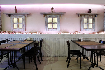 Interior of a restaurant