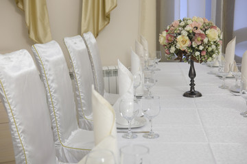 Interior of a restaurant