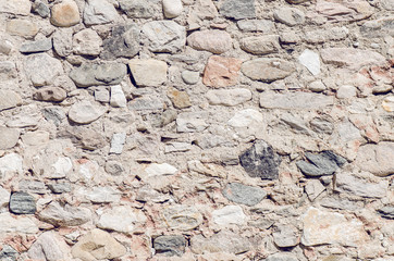 Old Wall Made Of Stones
