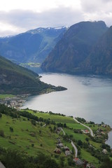 Obraz premium Fjord en Norvège
